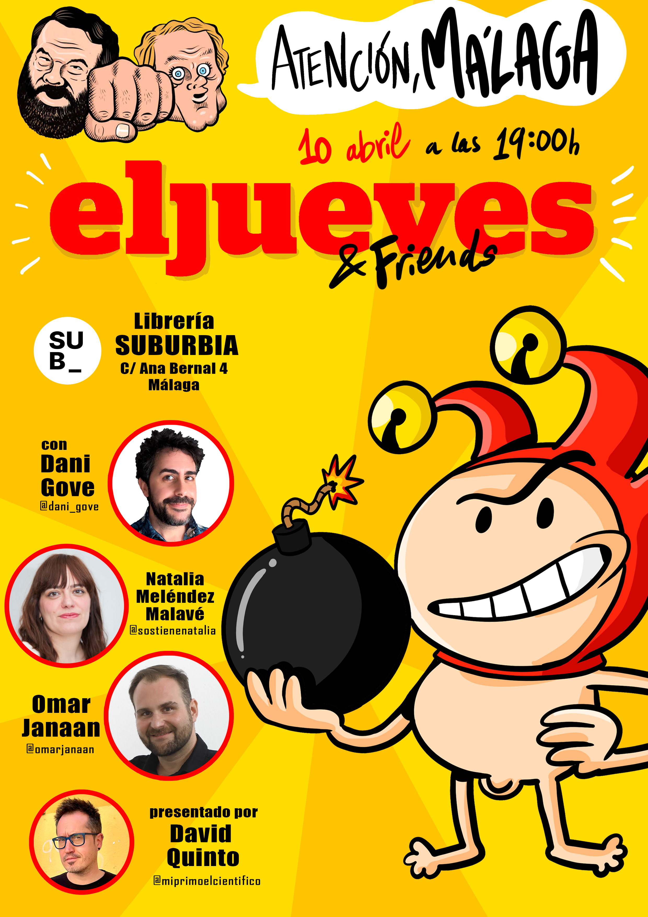 La revista «El Jueves» visitará Málaga 